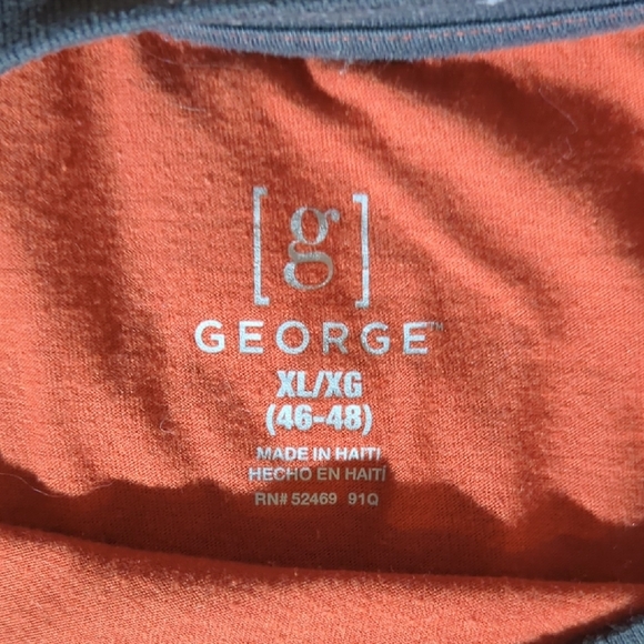 Men's Long Sleeve Shirt - Red and Blue - Picture 4 of 5